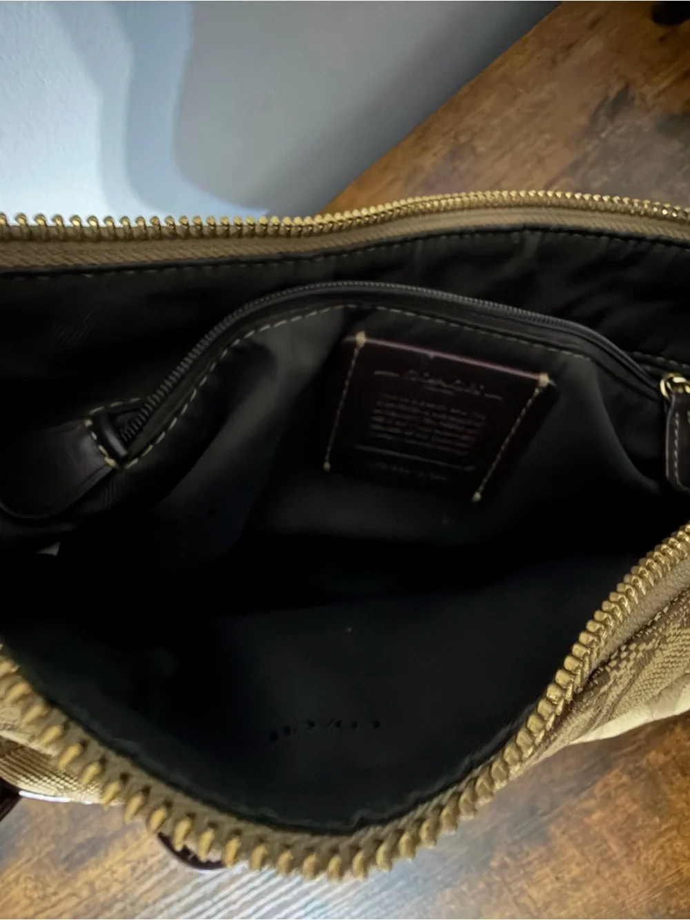 Coach Signature Canvas Crossbody/Shoulder Bag (Style No. A1880-37584)